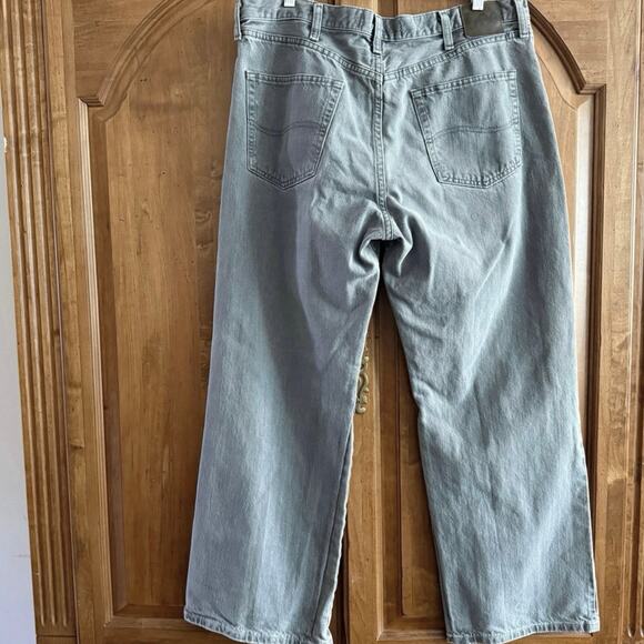 LEE vintage jeans relaxed fit REWORKED upcycled modified re worked 38 x 30 mens - Picture 6 of 16